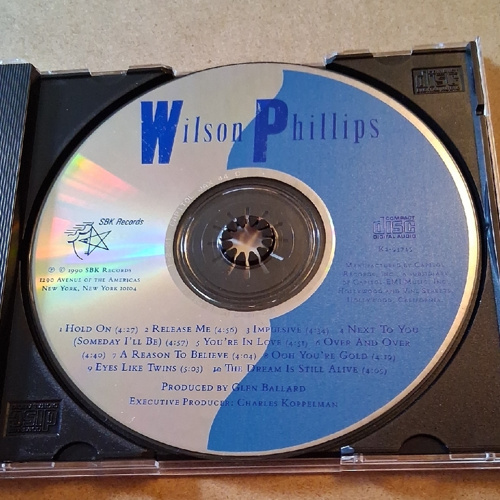 Wilson Phillips Music CD 1990
